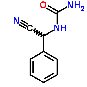 N-(氰基苯基甲基)-脲結構式_88169-89-5結構式