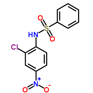 N-(2-chloro-4-nitro-phenyl)benzenesulfonamide Structure,88681-04-3Structure