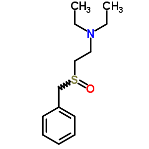 2-Benzylsulfinyl-n,n-diethyl-ethanamine Structure,88738-57-2Structure