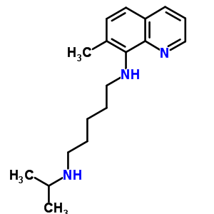 N-(7-methylquinolin-8-yl)-n-propan-2-yl-pentane-1,5-diamine Structure,88755-80-0Structure