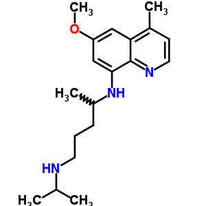 N-(6-methoxy-4-methyl-quinolin-8-yl)-n-propan-2-yl-pentane-1,4-diamine Structure,88756-01-8Structure