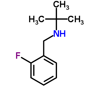 N-(tert-butyl)-n-(2-fluorobenzyl)amine Structure,893577-97-4Structure