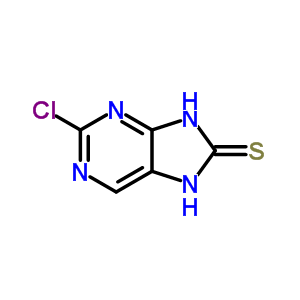 2-Chloro-9h-purine-8-thiol Structure,89364-07-8Structure