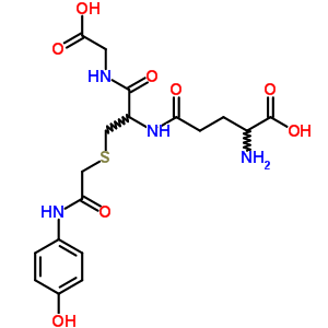 2-Amino-4-[[1-(carboxymethylcarbamoyl)-2-[(4-hydroxyphenyl)carbamoylmethylsulfanyl]ethyl]carbamoyl]butanoic acid Structure,89519-14-2Structure