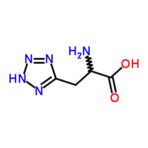 2-Amino-3-(2h-tetrazol-5-yl)propanoic acid Structure,89765-60-6Structure