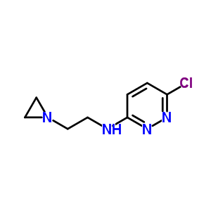 N-(2-aziridin-1-ylethyl)-6-chloro-pyridazin-3-amine Structure,90003-04-6Structure