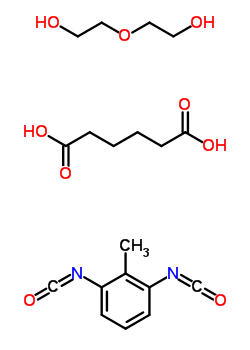 Toluene diisocyanate diethylene glycol adipic acid copolymer Structure,9017-08-7Structure