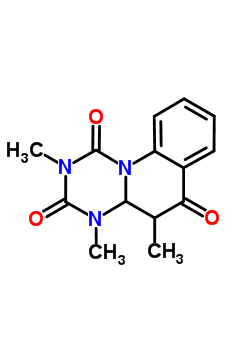 1H-[1,3,5]triazino[1,2-a]quinoline-1,3,6(2h,4h)-trione,  4a,5-dihydro-2,4,5-trimethyl-, cis- Structure,90279-23-5Structure