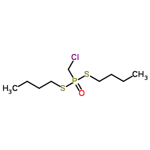 1-(Butylsulfanyl-(chloromethyl)phosphoryl)sulfanylbutane Structure,90796-06-8Structure