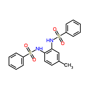 N-[2-(benzenesulfonamido)-5-methyl-phenyl]benzenesulfonamide Structure,91374-67-3Structure