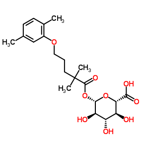 Gemfibrozil 1-o-?-glucuronide Structure,91683-38-4Structure