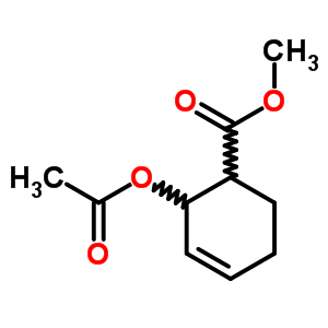 Methyl 2-acetyloxycyclohex-3-ene-1-carboxylate Structure,91950-43-5Structure