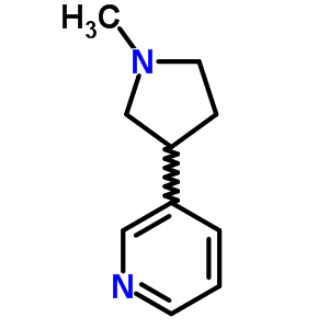 3-(1-Methyl-3-pyrrolidinyl)pyridine Structure,92118-22-4Structure