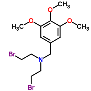 2-Bromo-n-(2-bromoethyl)-n-[(3,4,5-trimethoxyphenyl)methyl]ethanamine Structure,92298-69-6Structure