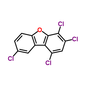 1,3,4,8-Tetrachlorodibenzofuran Structure,92341-04-3Structure