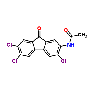 N-(3,6,7-trichloro-9-oxo-fluoren-2-yl)acetamide Structure,92429-40-8Structure