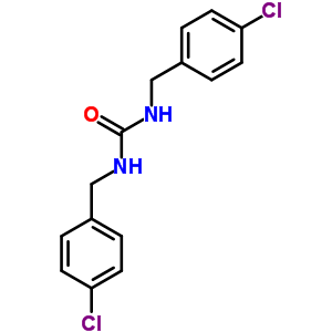 1,3-Bis[(4-chlorophenyl)methyl]urea Structure,92550-15-7Structure