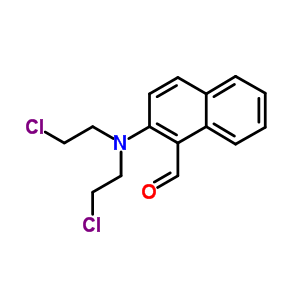 1-Naphthalenecarboxaldehyde,2-[bis(2-chloroethyl)amino]- Structure,92553-57-6Structure