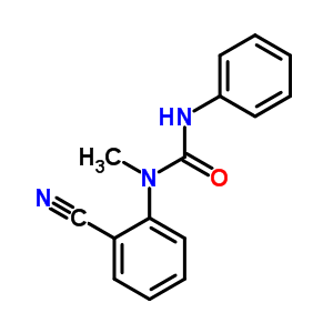 n-(2-氰基苯基)-n-甲基-n-苯基-脲結(jié)構(gòu)式_92554-63-7結(jié)構(gòu)式