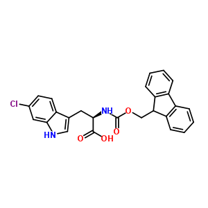 Fmoc-6-chloro d-tryptophan Structure,925916-73-0Structure