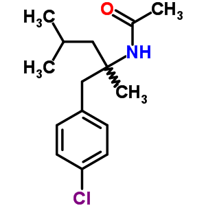 N-[1-(4-chlorophenyl)-2,4-dimethyl-pentan-2-yl]acetamide Structure,92698-15-2Structure