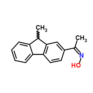 (Nz)-n-[1-(9-methyl-9h-fluoren-2-yl)ethylidene]hydroxylamine Structure,92962-55-5Structure