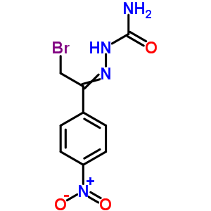 [[2-Bromo-1-(4-nitrophenyl)ethylidene]amino]urea Structure,93298-08-9Structure