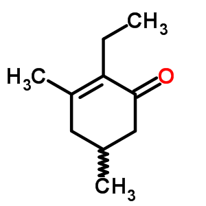 2-Ethyl-3,5-dimethyl-cyclohex-2-en-1-one Structure,93445-22-8Structure