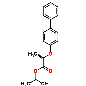 Propan-2-yl 2-(4-phenylphenoxy)propanoate Structure,93903-48-1Structure