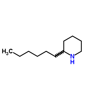 Piperidine, 2-hexyl- Structure,940-53-4Structure