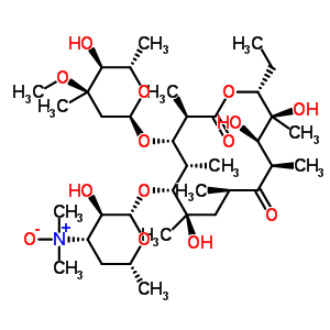 Erythromycin a n-oxide Structure,992-65-4Structure